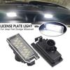 2PCS Canbus LED License Number Plate Light Lamp For Jeep Grand Cherokee Compass Patriot Dodge Viper Maserati Levante Fiat 500