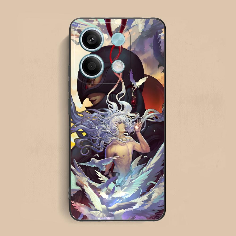 Чехол для телефона с аниме Гриффитом для Xiaomi Redmi Note 14 13 12 11 S Pro Plus 4G 5G, мягкий ТПУ, противоударный чехол