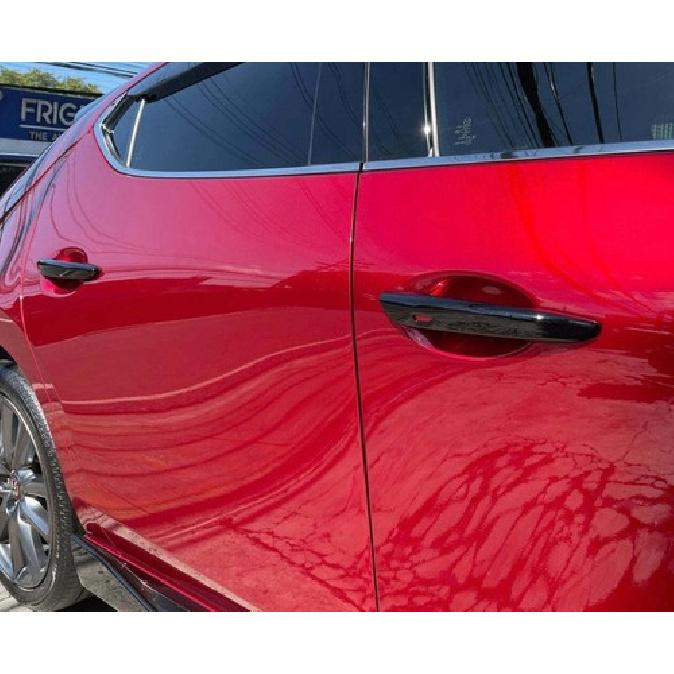 4Pcs Glossy Black Car Door Handle Cover Trim For Mazda 3 BP CX30 CX50 CX60 CX80