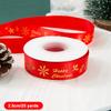 25Yard Width 2.5Cm Christmas Ribbon Diy Bow Gift Bouquet Packaging Home Garden Christmas Tree Decoration Supplies