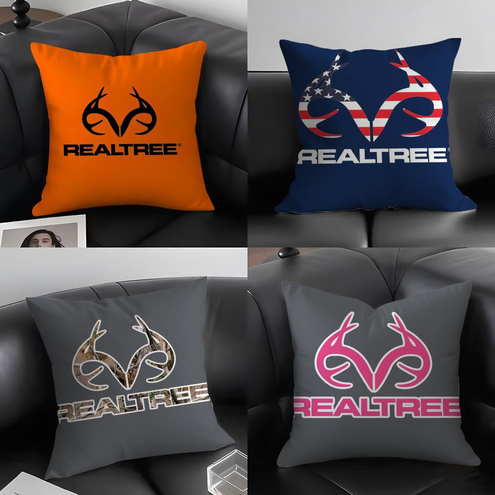 Cool RRealtree Cushion Cover Pillowcase Ultra Soft Skin Friendly Fabric Cloud Like Comfort Concealed Zipper