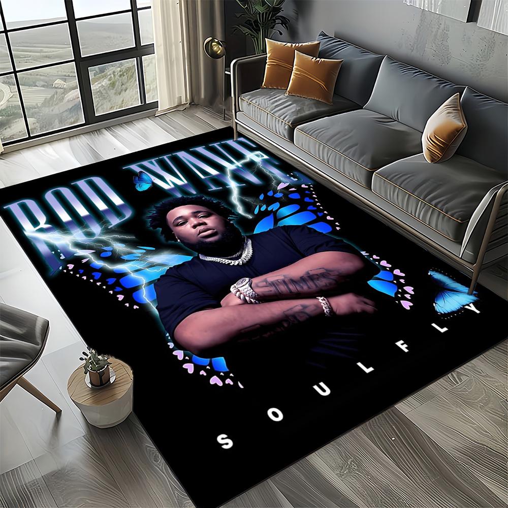 Ковер Rod Wave Rapper Star, 27 стилей, ковер для дома, гостиной, спальни, дивана, прихожей, декора, детский игровой нескользящий коврик