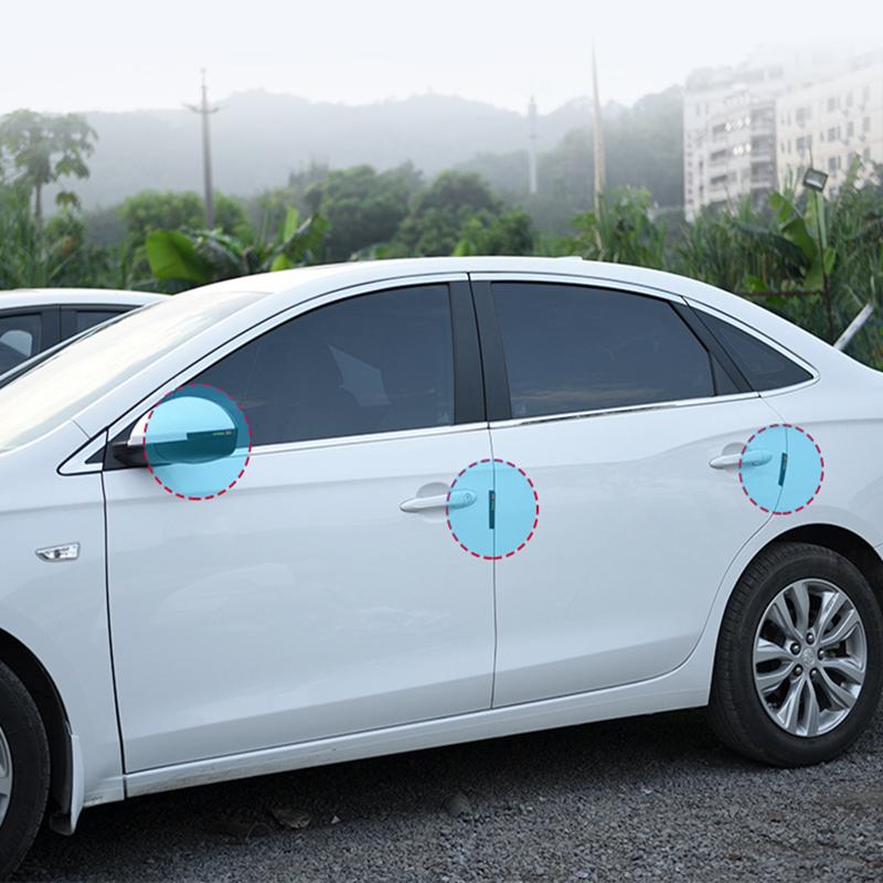 6 шт. Автомобильные резиновые противоударные полосы Защитные наклейки Для BMW G30 G32 G01 G02 G05 G06 G07 G26 G23 G22 F40 F20 G08 G16 G15 G14