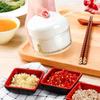 Manual Garlic Chopper Hand-Pulled Garlic Masher Mini Food Processor for Ginger Pepper Nuts Fruit And Vegetable Chopper