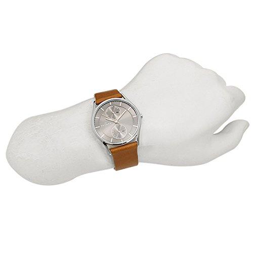 Skagen SKW6086 Watch, Brown/Gray [Parallel Import]