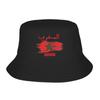 Morocco Maroc   flag Moroccan Bucket Hat  Hawaii FisherUnisex Caps For Unisex Women Classic  Hats Foldable Graphic Cap