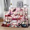 DARLING In the FRANXX Cartoon Blanket Flannel Warm Blanket Soft and Comfortable Blanket Picnic Blanket Bed Linings Birthday Gift