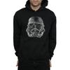 Star Wars Mens Stormtrooper Scribble Helmet Hoodie