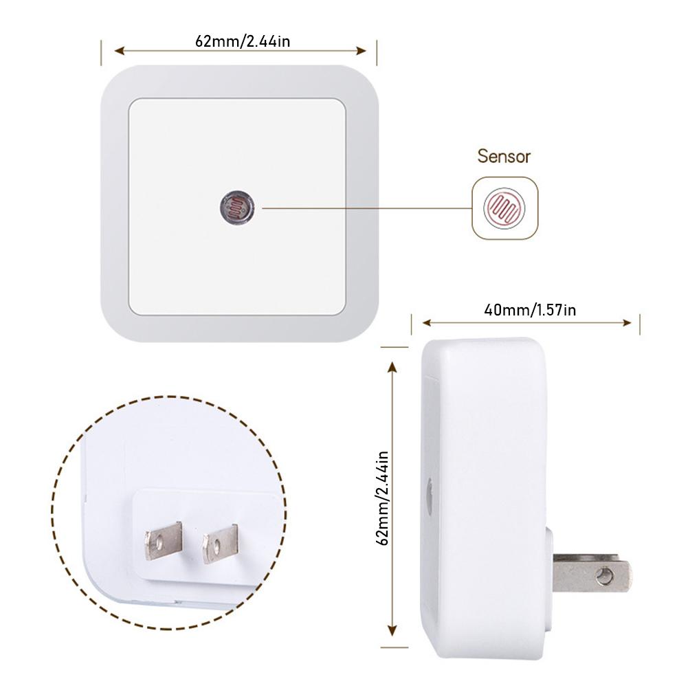 1/2/3pcs Intelligent LED Induction Lamp Wireless Lighting Sensor Automatically Lights Up At Night For Room Bedroom Lighting
