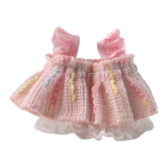 Платье для маленького питомца, мини-вязаная одежда для хорька, юбка ручной работы для хомяка, принцессы, кролика, морской свинки, белки, шиншиллы