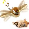 Игрушки для кошек, хлопающие крылья, игрушки с кошачьей мятой, яркое щебетание, имитация птиц, интерактивная игрушка для кошек, игрушки для собак и котят