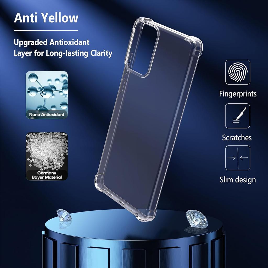 Противоударный чехол Airbag TPU для Motorola Moto G85 G35 G55 G75 5G G05 G15 G04 G04S G14 G24 Power G34 защитный чехол Funda Coque