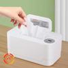 USB Baby Wipe Warmer LED Light Wet Wipes Keep Warm Storage Tissue Box Adjustable Temperature Heating Portable Diaper Dispenser