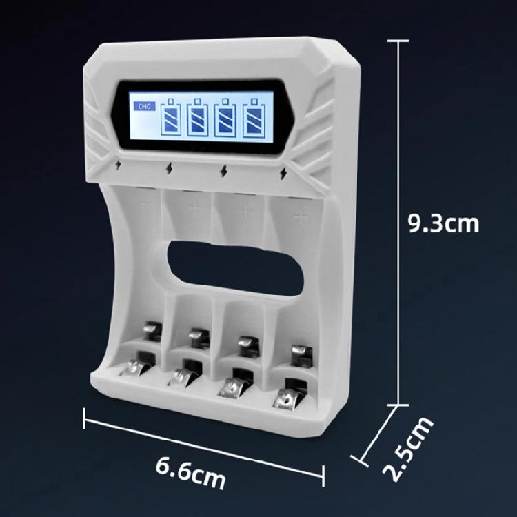 Зарядное устройство Type C для 4 батарей AA и 3 батарей AAA, DC12V 800mA, высокая емкость, 1.2V NiMH, с низким саморазрядом