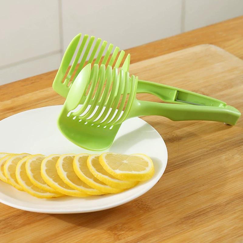 ABS Kitchen Handheld Orange Lemon Slicer Tomato Cutting Clip Onion Slicer Fruit Slicer Kitchen Item Cutter Accessorie 2026 New 1
