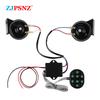 12V 8 Tones Musical Air Horn Electric Snail Horn For Vehicles Motorcycles Car With 8 Sounds Control Box Button Universal