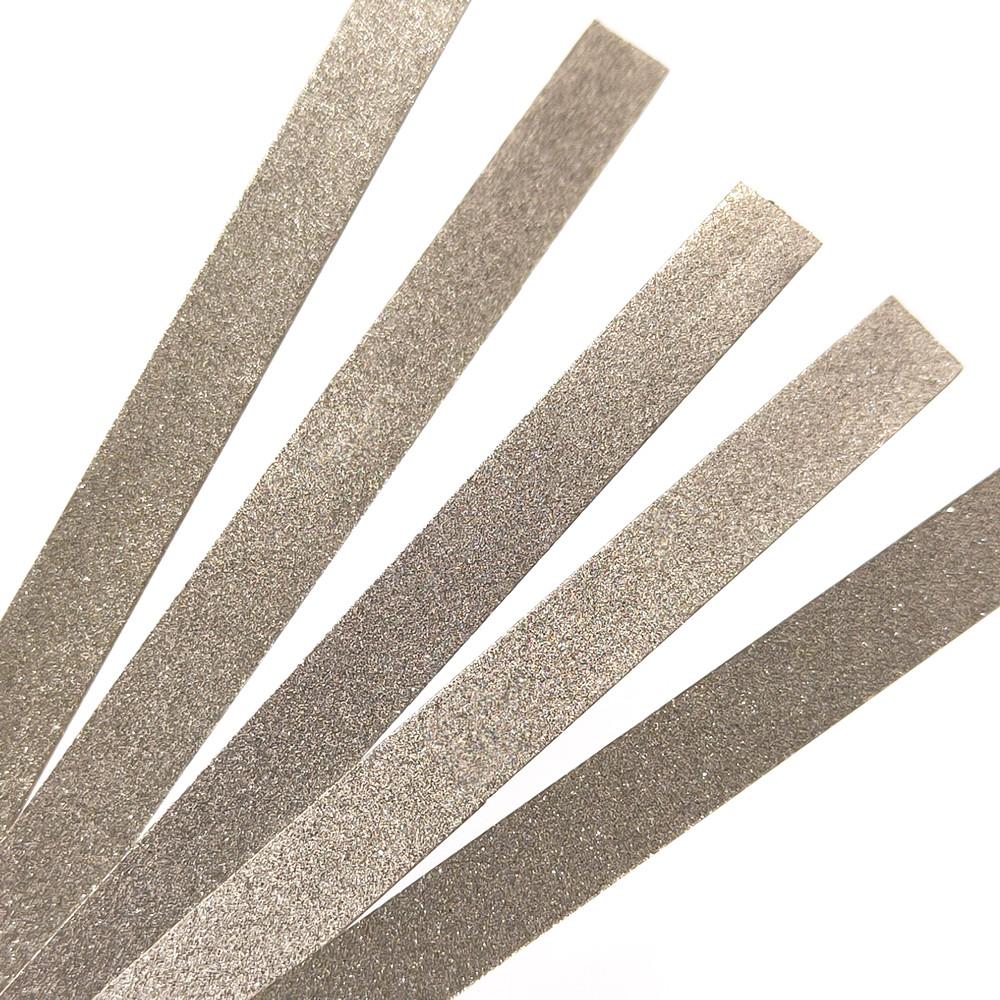 10 шт. Стоматологические алмазные полировальные палочки-полоски Алмазная шлифовальная поверхность с односторонней/двусторонней полировкой Материал для отбеливания зубов