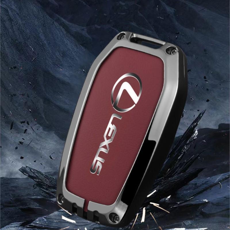 Car Smart Remote Key Fob Case Cover Protector Holder Shell Bag for Lexus Lm300h Lingzhi Realfa 350 Keyless Keychain AccessoriesEE4