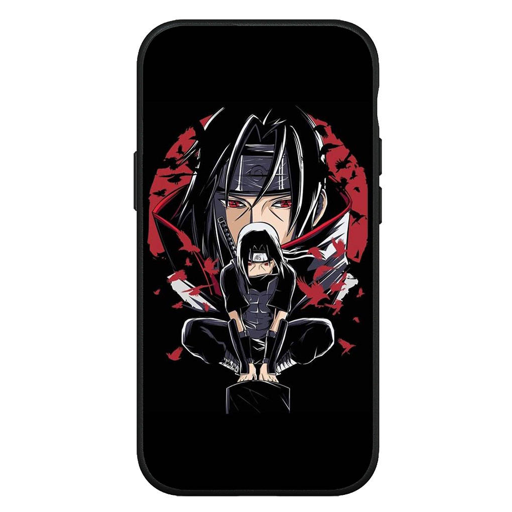 Чехол для iPhone 16 15 Xiaomi Redmi Note 14 13 12 11 Pro Max 16e Samsung Galaxy S25 S24 S23 Moto OPPO Huawei Naruto Itachi Uchiha Akatsuki Чехол для телефона