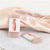 Women Ballet Toe Reinforced Elastic Roll Ribbon Pointe Dance Shoes Invisible Strap