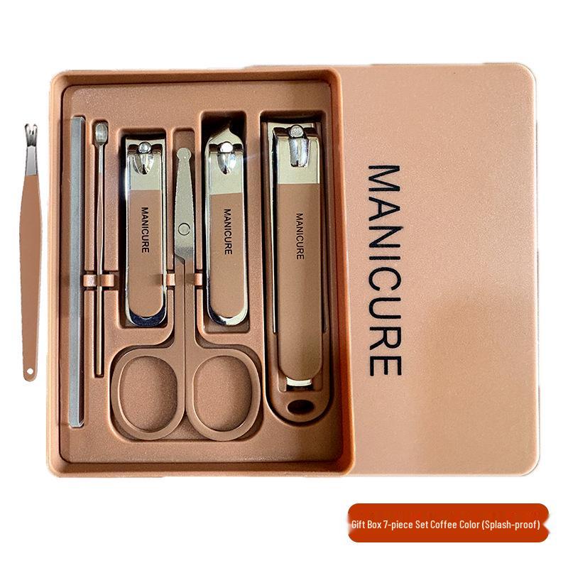 Премиальный набор кусачек для ногтей, устойчивый к смазыванию и брызгам, для мужчин и женщин