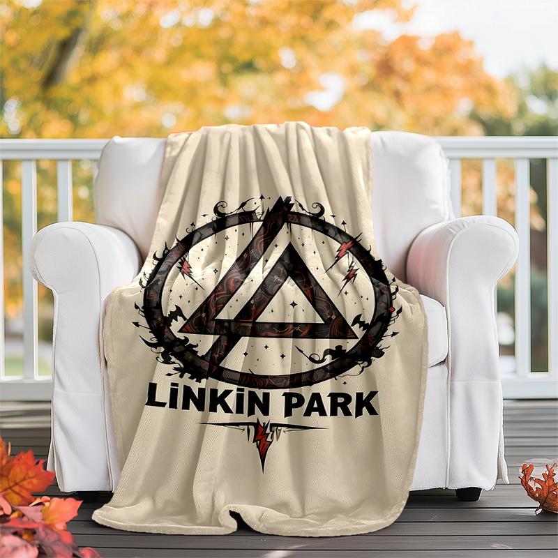 Linkin Park Flannel Blanket Soft All-Season Throw, Design for Camping, Car Travel, Hiking Sofa, Bed, Office Perfect Gift for Parties