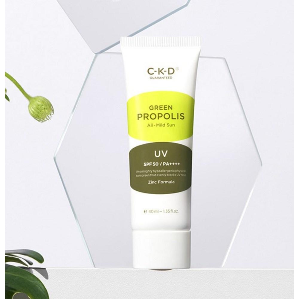 CKD Green Propolis All Mild Sun Cream SPF50+ PA++++, 40ml, 1 Unit