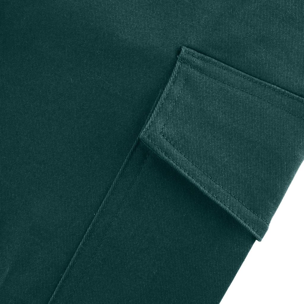 Женские однотонные повседневные брюки-карандаш с эластичной резинкой на талии и боковыми карманами