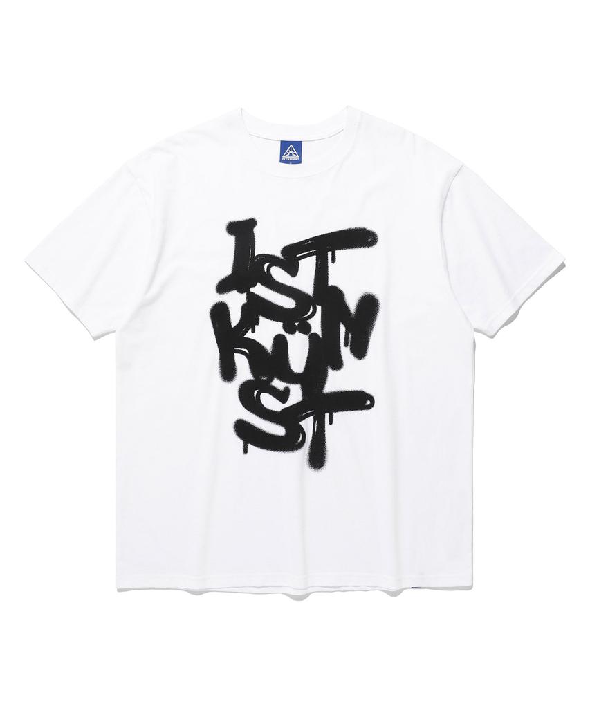ISTKUNST Graffiti Logo Tee_White(Ik2Dmmt511A)