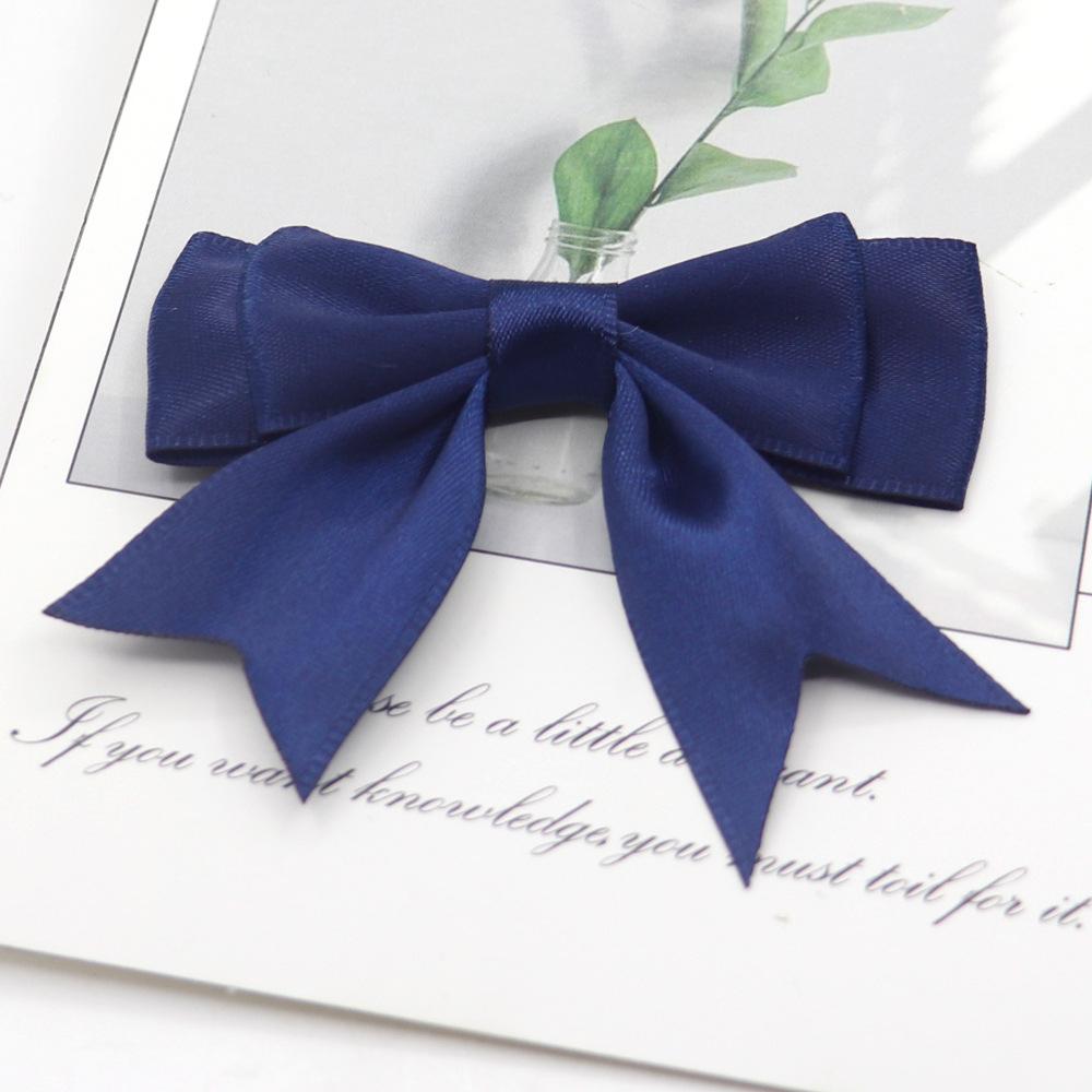 2,5 см полиэстер с двойным ласточкин хвостом бант на талию сделай сам цветок ручной работы