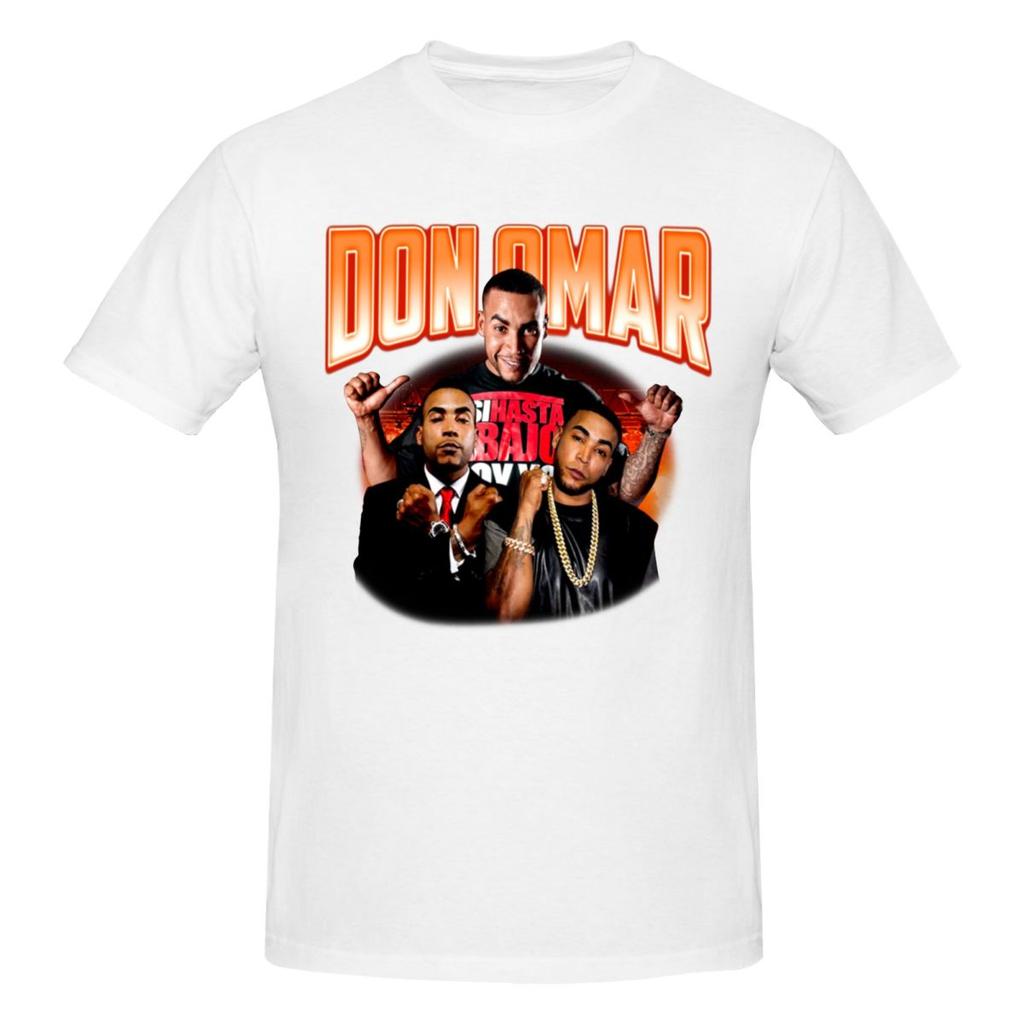 Rapper Don Omar Album Gifts T Shirts Graphic Y2k Gifts Customized Unisexs Wounisex T Shirts Clothing