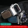 Матовый кожаный ремешок Для Casio G-Shock GM-110 GA110 GM-110GB GD120 GA-700 DW5600 матовый винтажный ремешок 16 мм мужской браслет