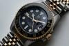 HYAKUICHI 101 Model 14R Gold & Black Mechanical GMT Watch – Ceramic Bezel & Jubilee Bracelet