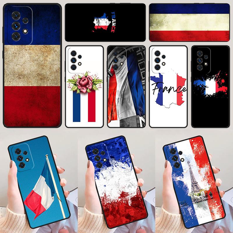 Чехол для телефона с флагом Франции Для Samsung Galaxy A42 A31 A40 A51 A71 A32 A80 A91 A52 A72 A73 A20e A21S A50 A70 A11 A12 Чехол