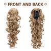 MISS WIG Synthetic Claw Ponytail Long Curly Wavy Ponytail Extensions Clip In Hair Elegant For Daily Use Hair Accessories