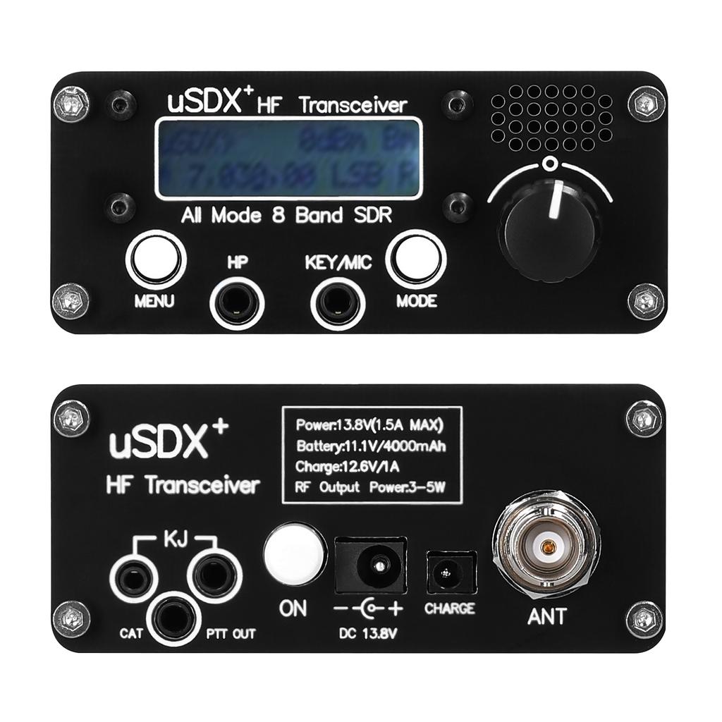 USDR uSDX+ Plus V2 1015172030406080m 8-диапазонный SDR всережимный высокочастотный SSB QRP трансивер