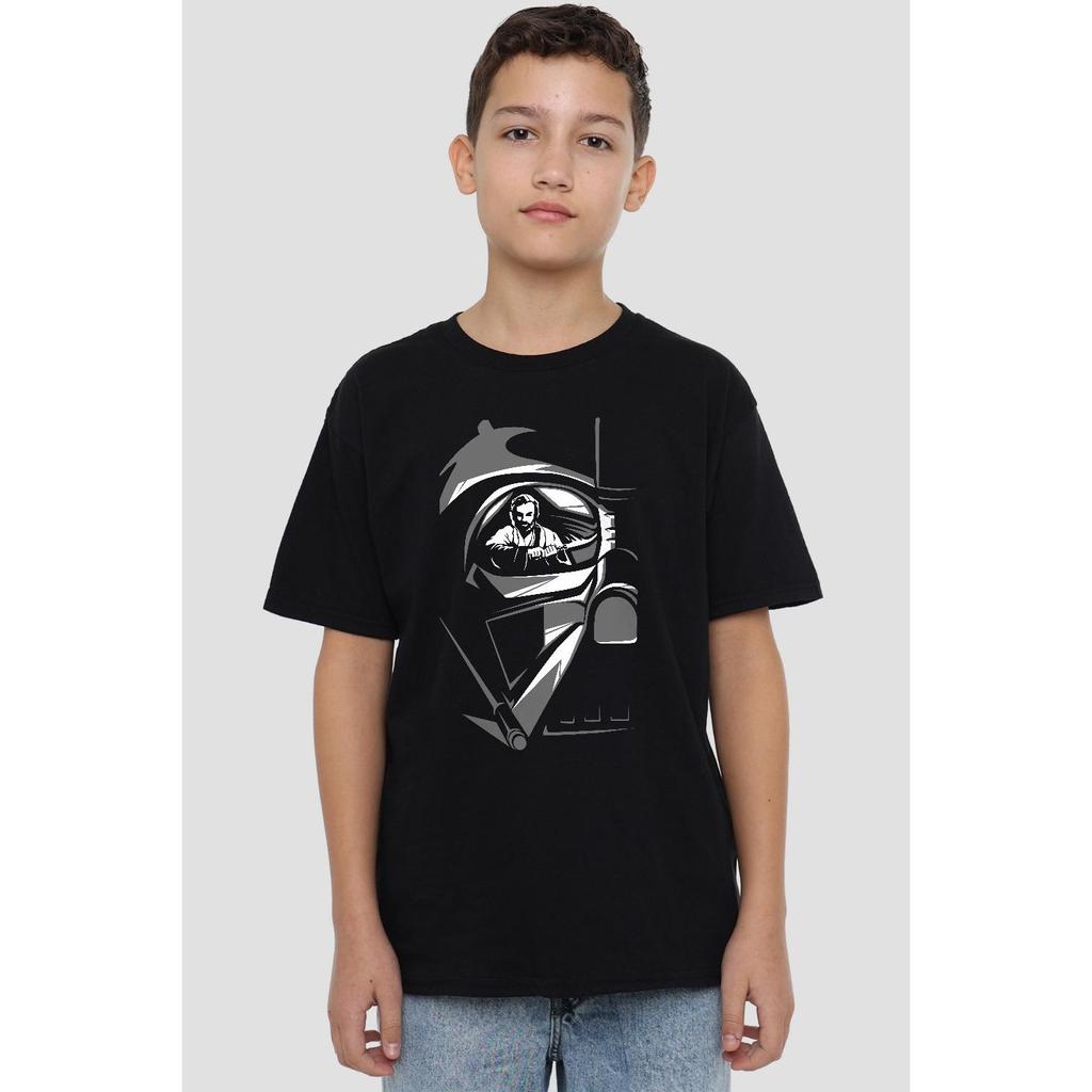 STAR WARS Детская футболка с изображением глаза Оби-Вана Кеноби Вейдера