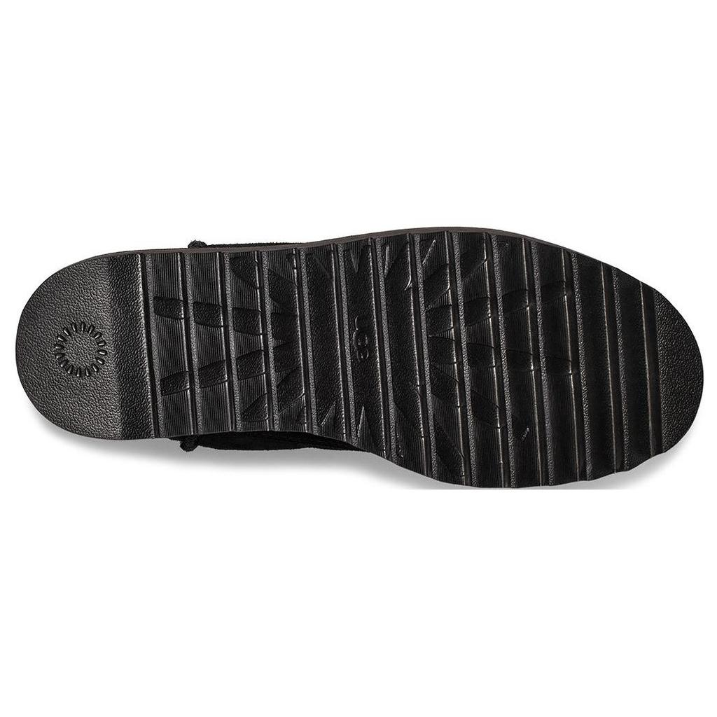 UGG Suede Round Toe Ankle Chelsea Boots Women Boots Black 1158051-BLK