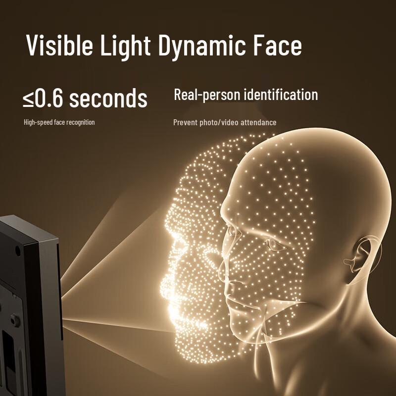 Deli AL300C Face & Fingerprint Access Control Time Attendance Machine CN plug (adapter included)