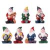 Moss Terrarium Mini Gnome Figurines Miniature Dwarfs Statue Fairy Garden Gnomes Desktop Decoration