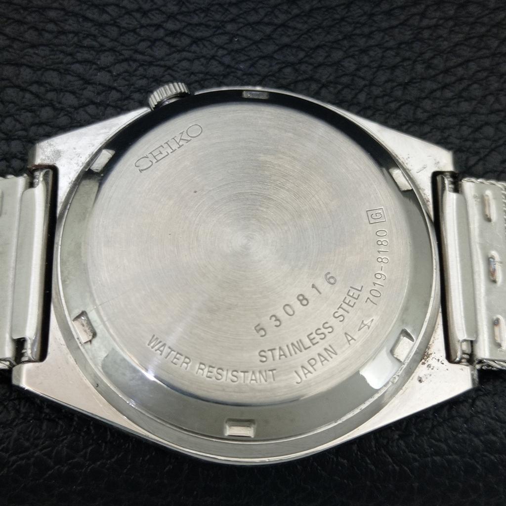 ВИНТАЖНЫЕ АВТОМАТИЧЕСКИЕ ЧАСЫ SEIKO 5 7019A ЯПОНИЯ МУЖСКИЕ С ОРИГИНАЛЬНЫМ ЦИФЕРБЛАТОМ a709163-1