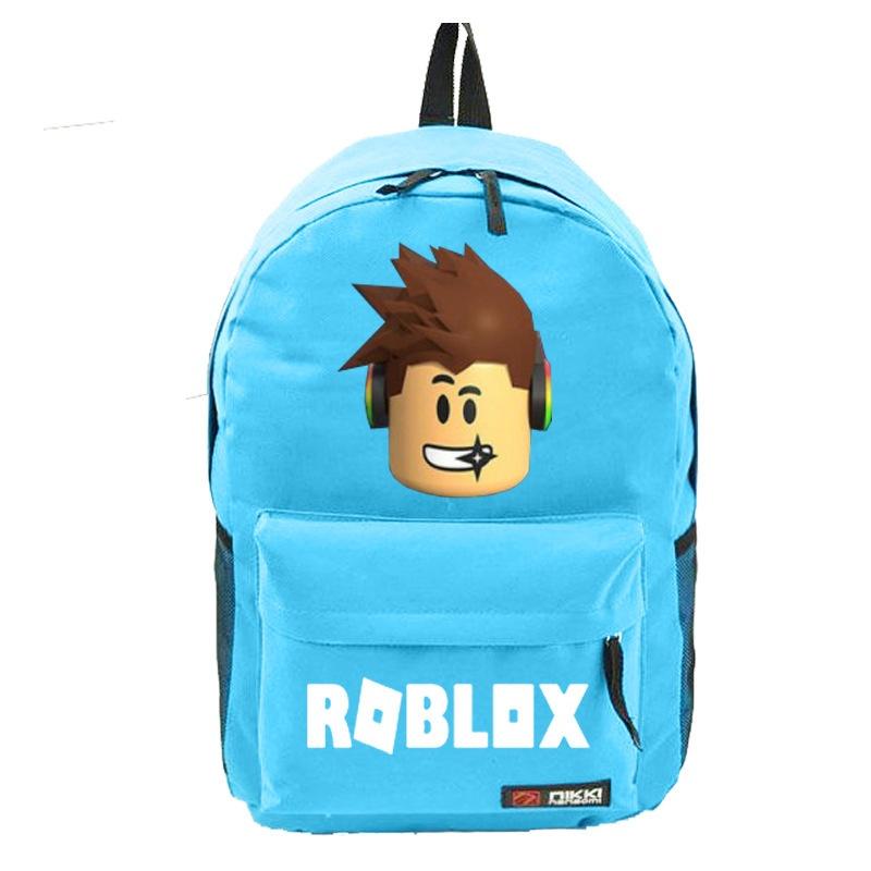 Roblox School Backpack Student Canvas Bag Boys Casual Outdoor Climbing Backpack