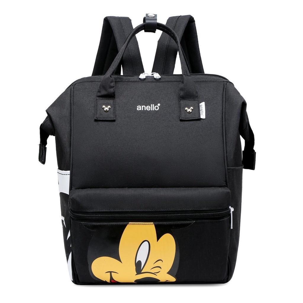 Disney Mickey Mouse Cartoon Shoulder Bag Large Capacity Mother And Baby Backpack With Vibrant Colors