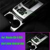 For Mazda CX-5 CX5 2017 2018 KF LHD Car Console Gearbox Panel Trim Frame Cover Sticker Strips Garnish Decoration Car