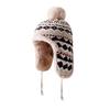 Traditional Style Knitted Hat For Women With Ear Protection And Neck Guard For Winter Cold Weather