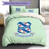 Custom Name SC Heerenveen2 Pattern Bedding Quilt Set  Home Decoration  Gift (1 * duvet cover + 2 * pillowcase  without core)