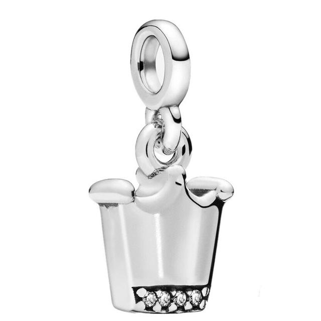 925 Silver Me Series Starfish Moon Pineapple Small Charms Pendant Beads Fit Original Fashion Me Bracelet Women Jewelry DIY