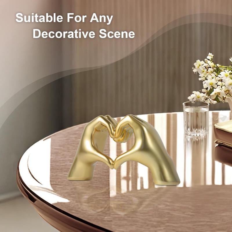 Скульптура «Сердце в руке», украсьте свою комнату с помощью декора Taylor Gold Heart, придайте индивидуальность своему дому с помощью современности и элегантности, свадебный подарок на День святого Валентина