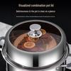 Large Capacity 201 Steel 2-Layer Steamer & Soup Pot