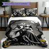 3pcs Duvet Cover Set (1*Duvet Cover + 2*Pillowcase, Without Core), The Nightmare Before Christmas Print Bedding Set, Bedroom Decor, All‑Season, Birthd
